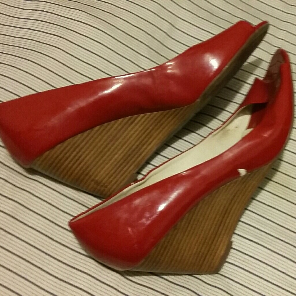 Fire Red Shoes - Picture 2 of 4